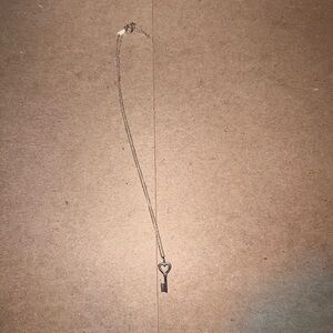 Tiffany & Co. keys heart pendant sterling silver